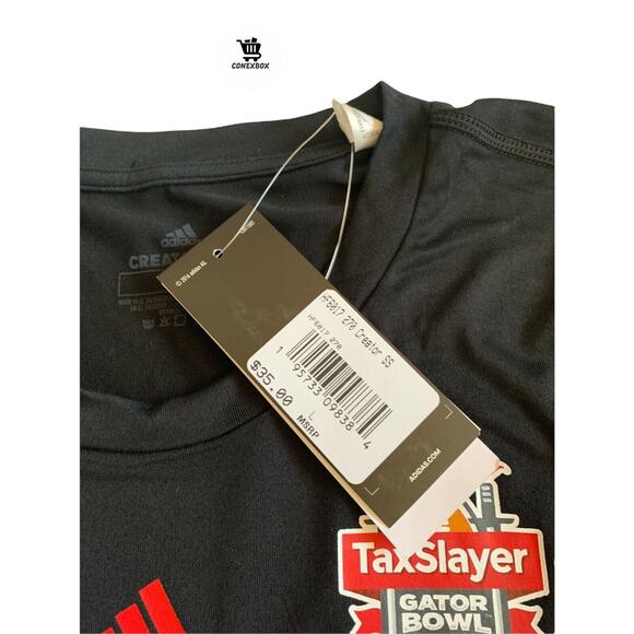 Adidas 2021 Men's Size L Taxslayer Gator Bowl Champs NC State Wolfpack T-Shirt - Picture 8 of 12